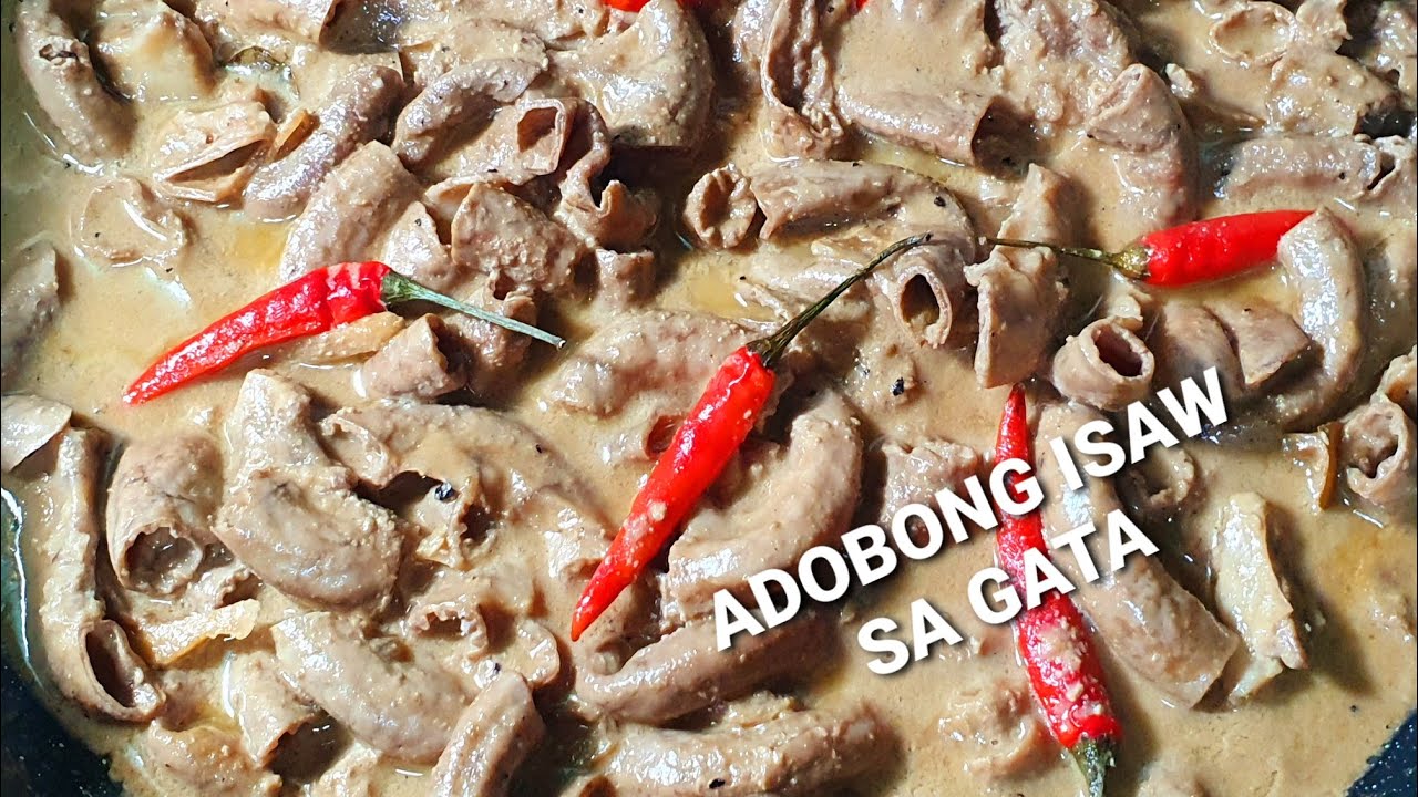 Adobong Isaw sa Gata | Isaw Adobo sa gata