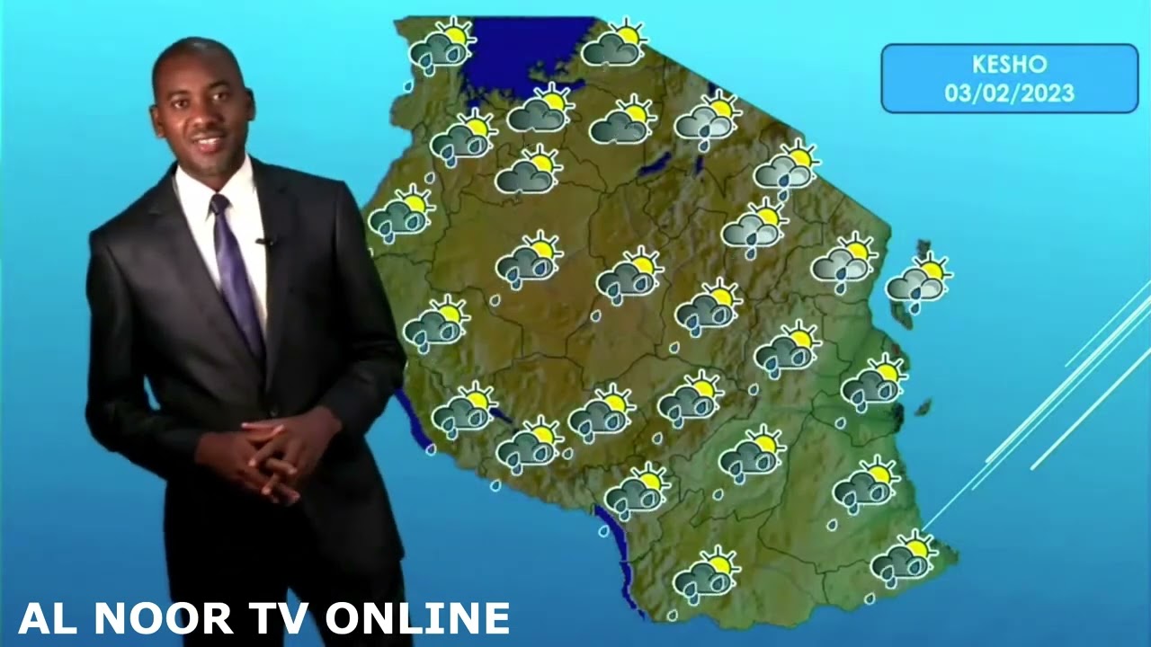 UTABIRI WA HALI YA HEWA KWA SAA 24 ZIJAZO KUANZIA SAA 3 USIKU LEO 2 - 2 - 2023