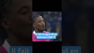 Il fait le signe Jul en éliminant l’OM 😭