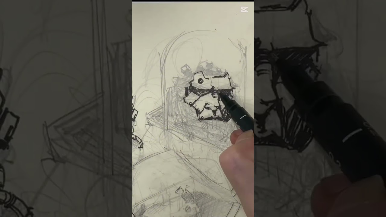 ☢️Cómo Dibujar un ROBOT paso a paso,(Terminator). 