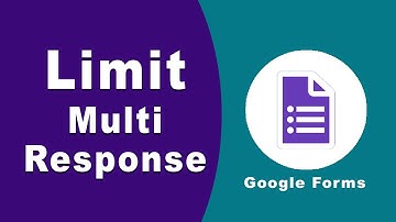 how to stop multiple responses in google forms