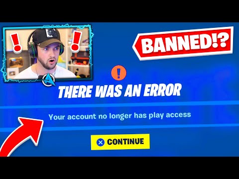 Fortnite accidentally *BANNED* me...!