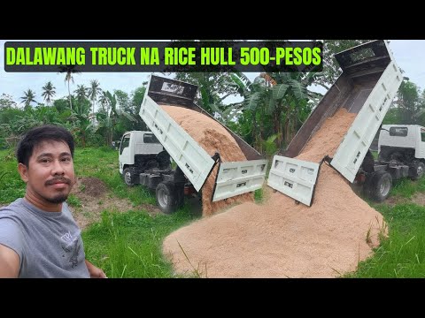 DALAWANG TRUCK NA RICE HULL 500 PESOS, PANG REFILL SA KULUNGAN NG MGA ALAGA, SOLO TRABAHO SA FARM