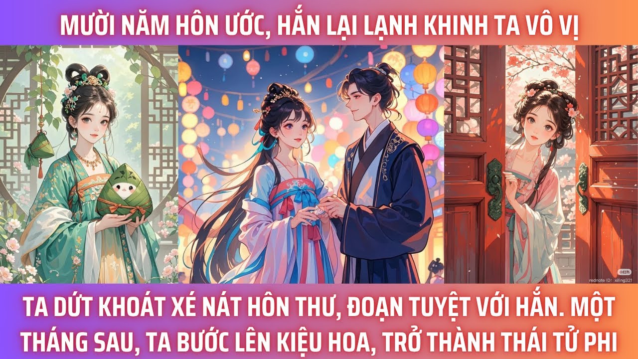 MƯỜI NĂM HÔN ƯỚC, HẮN LẠI LẠNH NHẠT KHINH TA VÔ VỊ. TA DỨT KHOÁT XÉ NÁT HÔN THƯ, ĐOẠN TUYỆT VỚI HẮN
