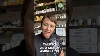Taurine as a single amino acid taurine aminoacid