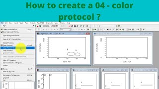 #Howto #create a 04 color #protocol #flowcytometry #navios #Lecture8Basics of flow cytometry