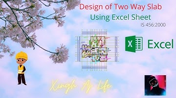 Design of Two Way Slab Using Excel Sheet