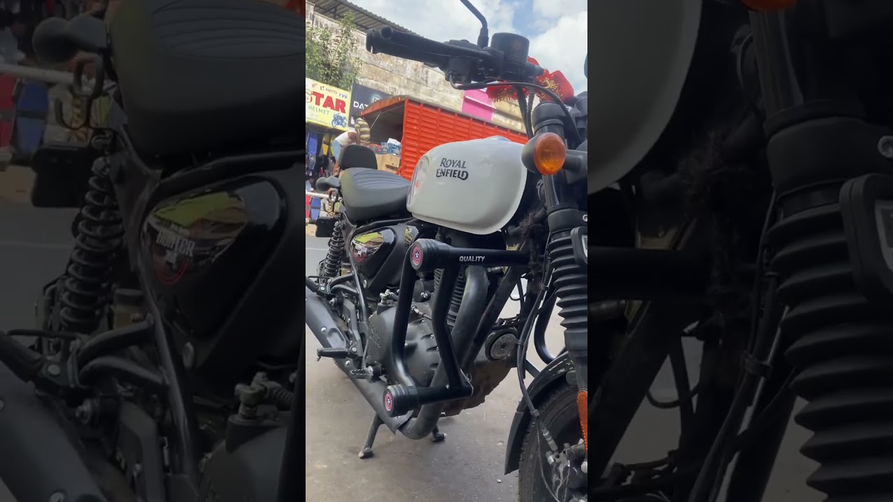 Royal Enfield hunter 350 Crashguard fixed