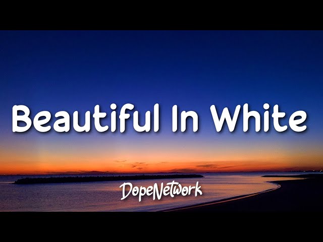 Shane Filan - Beautiful In White (Lyrics) class=