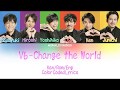 V6  change the world inuyasha opening color coded lyrics kanromeng