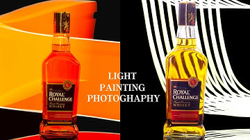 How To Light Product Photography | Long Exposure Light Painting | Canon 700D | Royal Challenger Shot