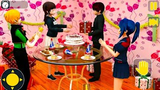 Anime Scool Girl Dating Sim - العاب بنات أنمي في اىمدرسة الثانوية - لعبة بنات أنمي screenshot 4