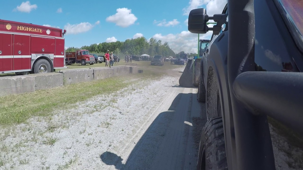 2017 Truck Pull Black Widow Nissan Titan XD Diesel Pull For Logan Alex Cheney Jr