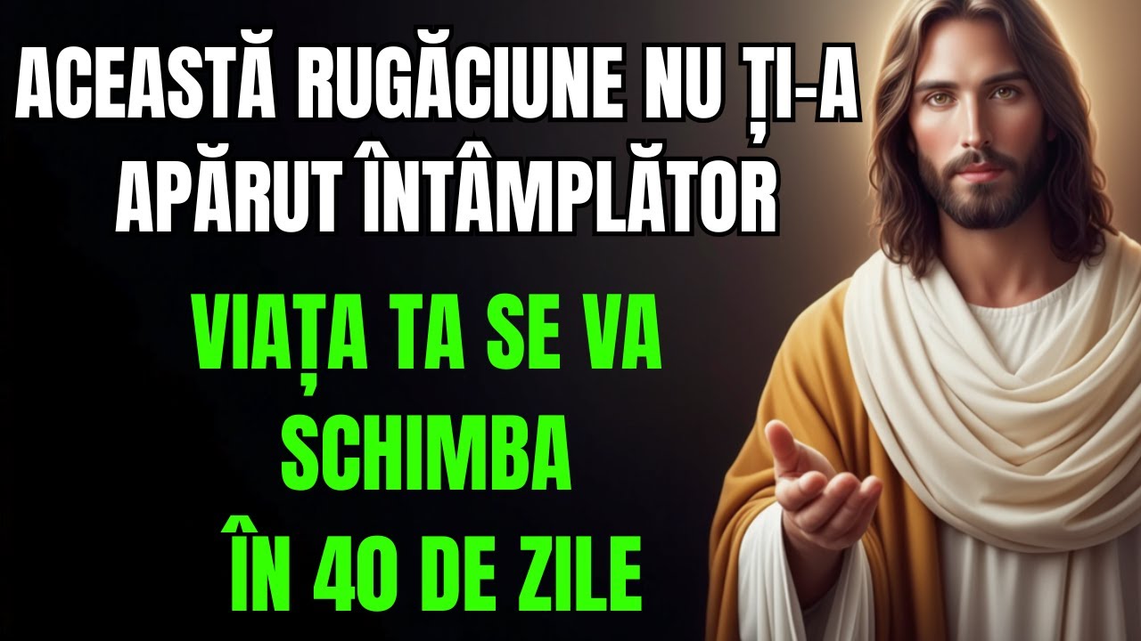 Rugăciune de 40 de Zile Care Îți Schimbă Viața Complet | Rugăciune de seară