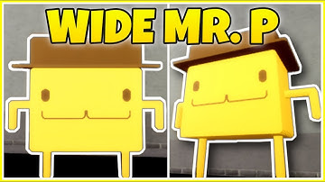 How to get “COMPLETED WALKING SIMULATOR“ BADGE + WIDE MR. P MORPH/SKIN in PIGGY RP [W.I.P] - ROBLOX