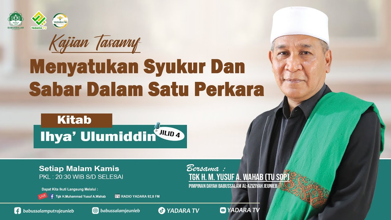 ⭕ LIVE | Pengajian Tasawuf Bersama Ayahanda Tu Sop Jeunieb | 21/12/2022