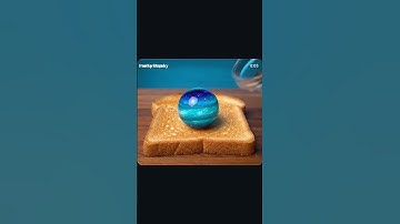 Naptune planet Spread on toast🍞👀💫      #asmr #asmrsound #oddlysatisfyingvideo #spread