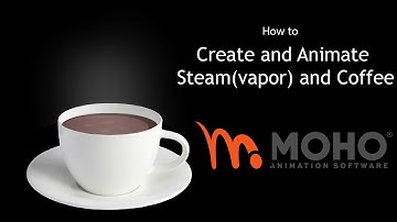 MOHO PRO: How to create and animate steam(vapor) and coffee