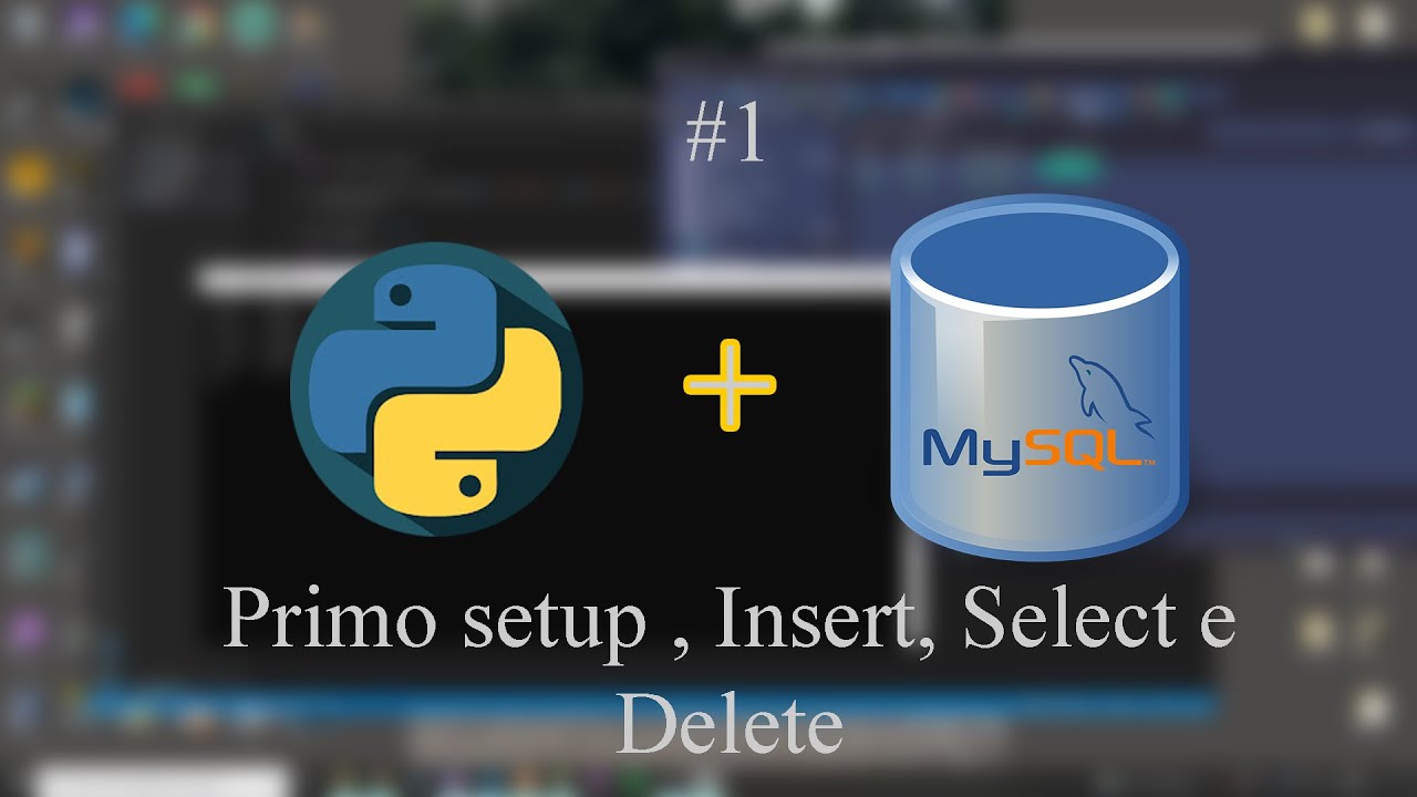 Database Sql con Python (Insert, Delete, Select e fase di setup) #1 ...