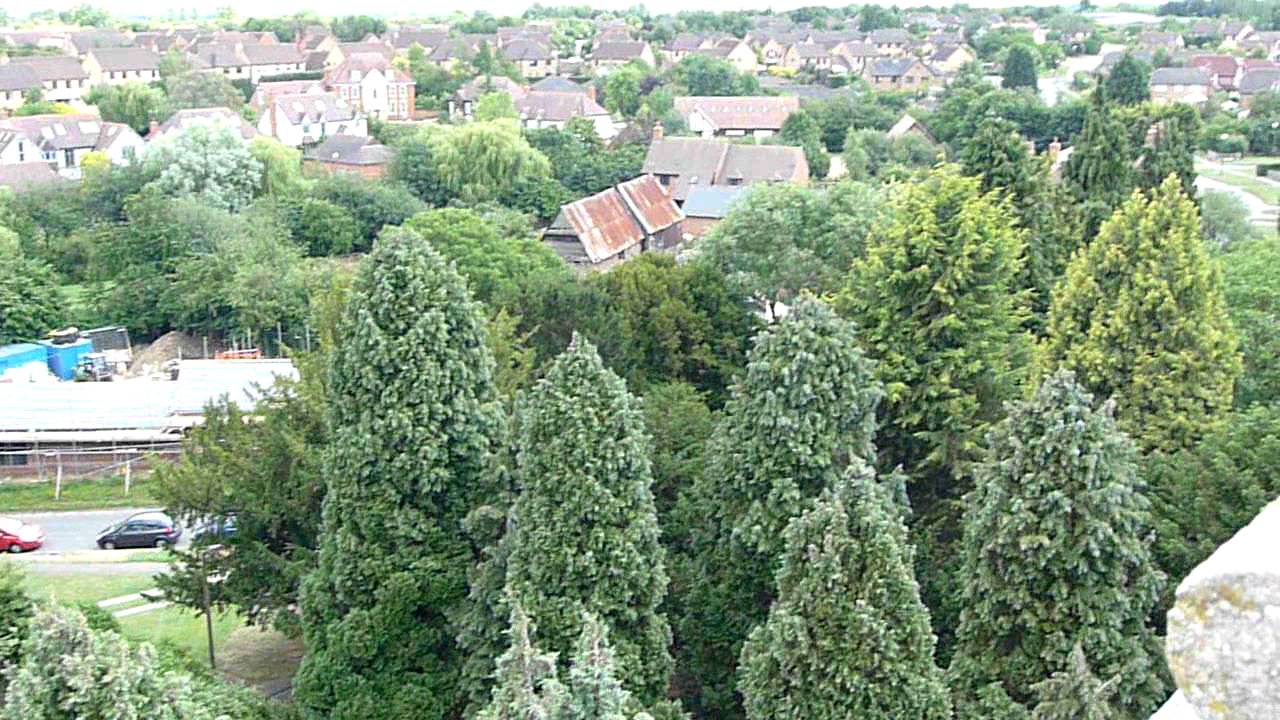 View from the top of St Mary's Church, Shenley Church End, Milton