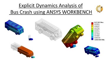 Explicit Dynamics Analysis of Bus Crash using Ansys Workbench. @CADMonkeys