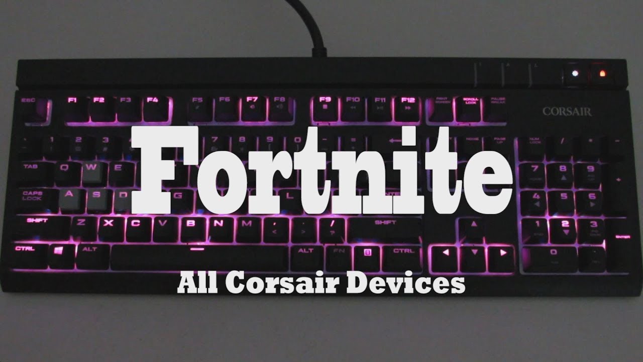 corsair rgb profile fortnite - fortnite peripheral lighting corsair