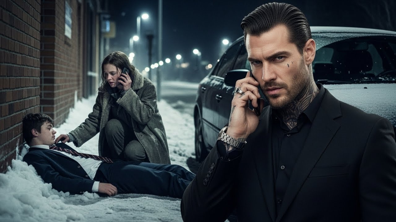 Una chica pobre llama a un jefe mafioso y dice que su hijo cayó en la calle y no puede levantarse.