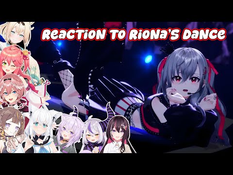 Riona's Moves in FLOWGLOW 3D Live makes everyone lose gallons [Hololive Reaction | Isaki Riona]
