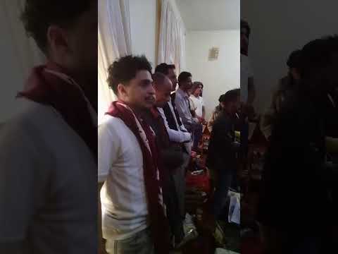 مختصر من الترحيب بصوت الفقيه احمد عوهج في عزاء المرحومه أم فارس الدخن 