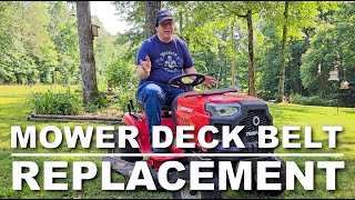 How to Replace Your Mower Belt | Troy-Bilt Riding Mower