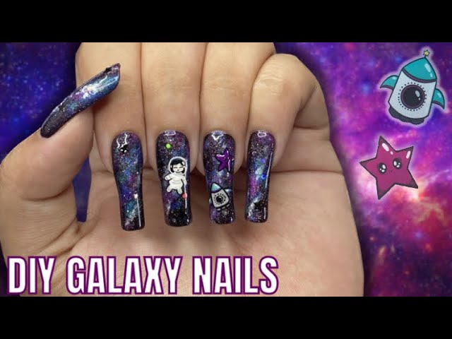 Galactic Glam: Relaxing Galaxy Nail Art Tutorial using NEW Orly x Kelli Marissa Trios🌌💅🏼✨
