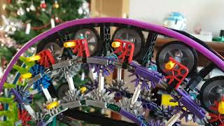 K'nex coaster lifthill and drop test