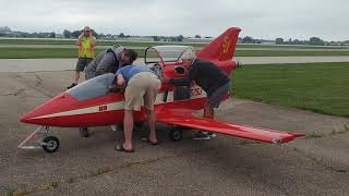 BD-5J Engine Start and Warm Up Test