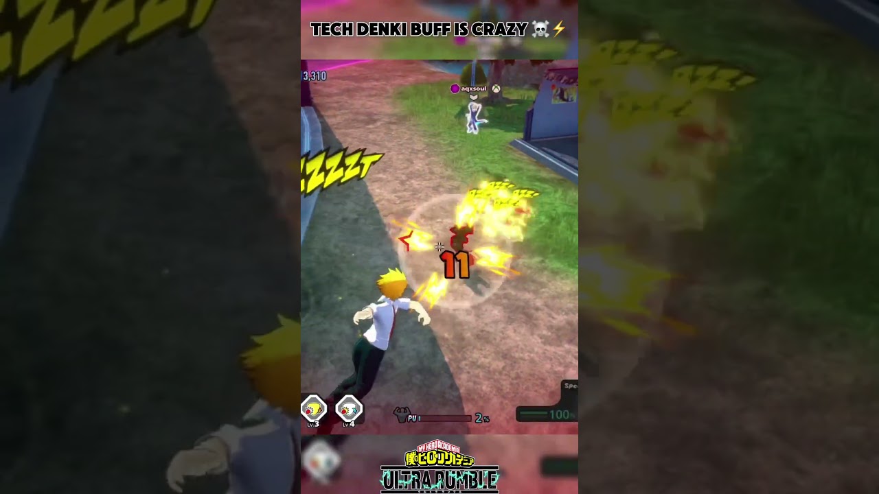 Tech Denki BUFF is AMAZING! | My Hero Ultra Rumble 