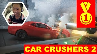 Roblox Car Crushers 2 Funny Moments - roblox car crashers 2