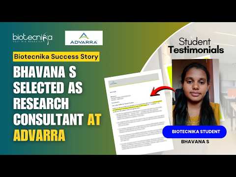 Bhavana S Selected as Research Consultant at Advarra | Biotecnika Success Story