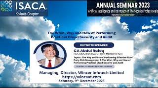 Presentation on The What, Way & How of Performing Practical Cloud Security & Audit