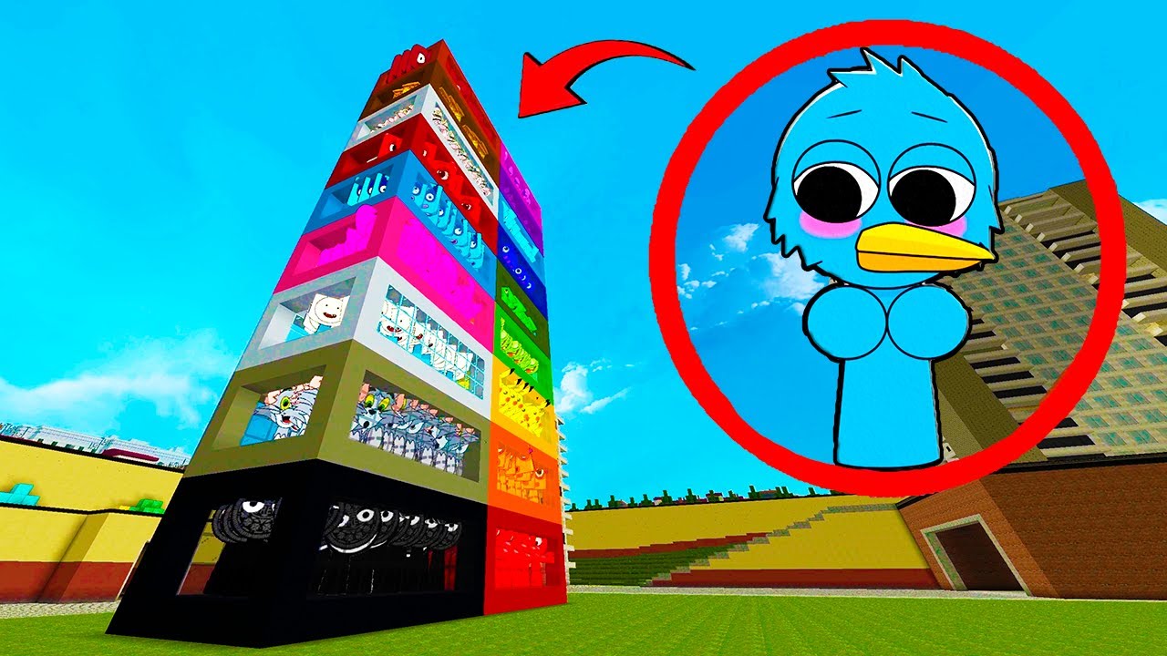 More Incredibox Sprunki OC Nextbots in Coloured Boxes Minecraft PE Mod!