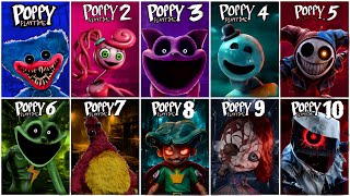 Poppy Playtime All Bosses, Jumpscares & Endings – Chapters 1,2,3,4,5,6,7,8,9,10 Full Movie 🩸 2026