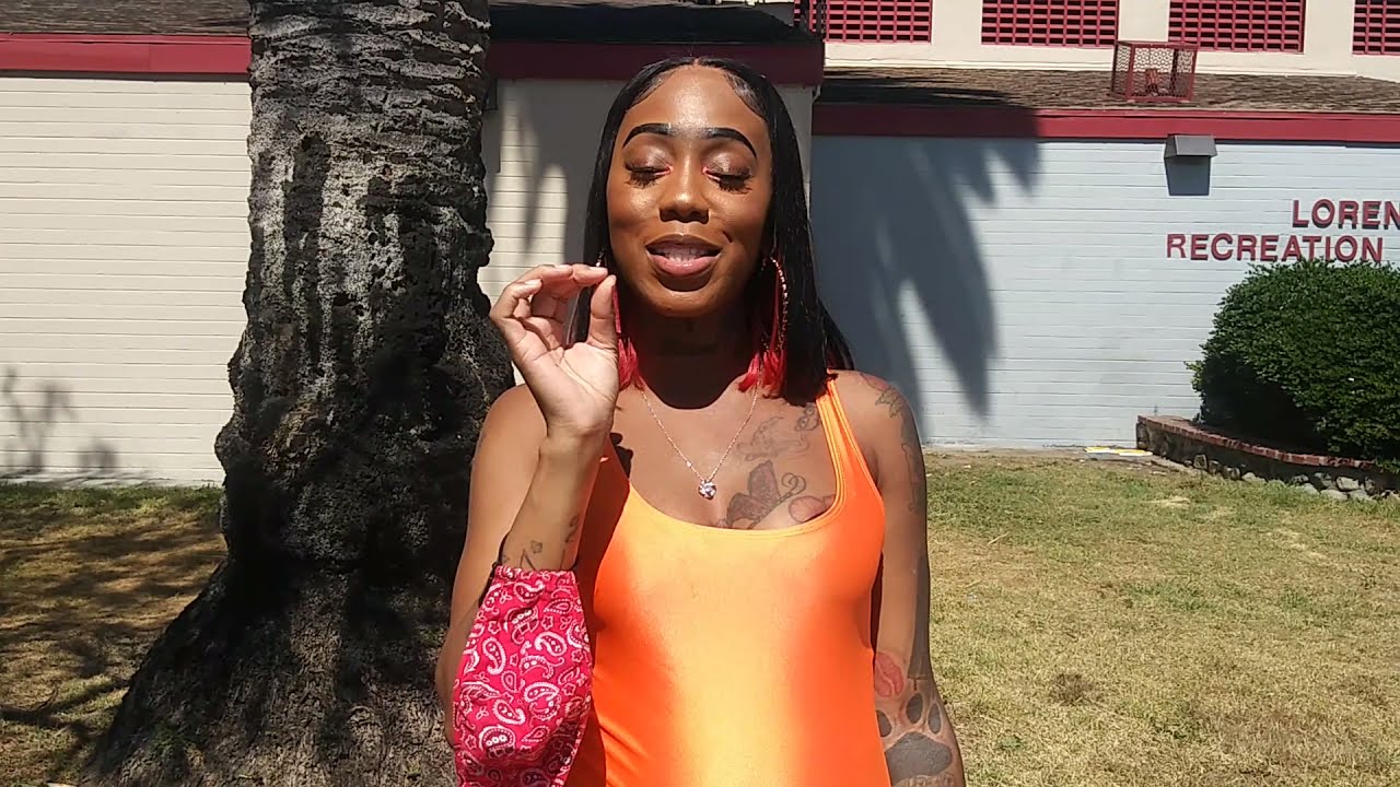 Home grown talent.. Singer, Song writer Tanea Wallace, responsible for hits with YG and others..