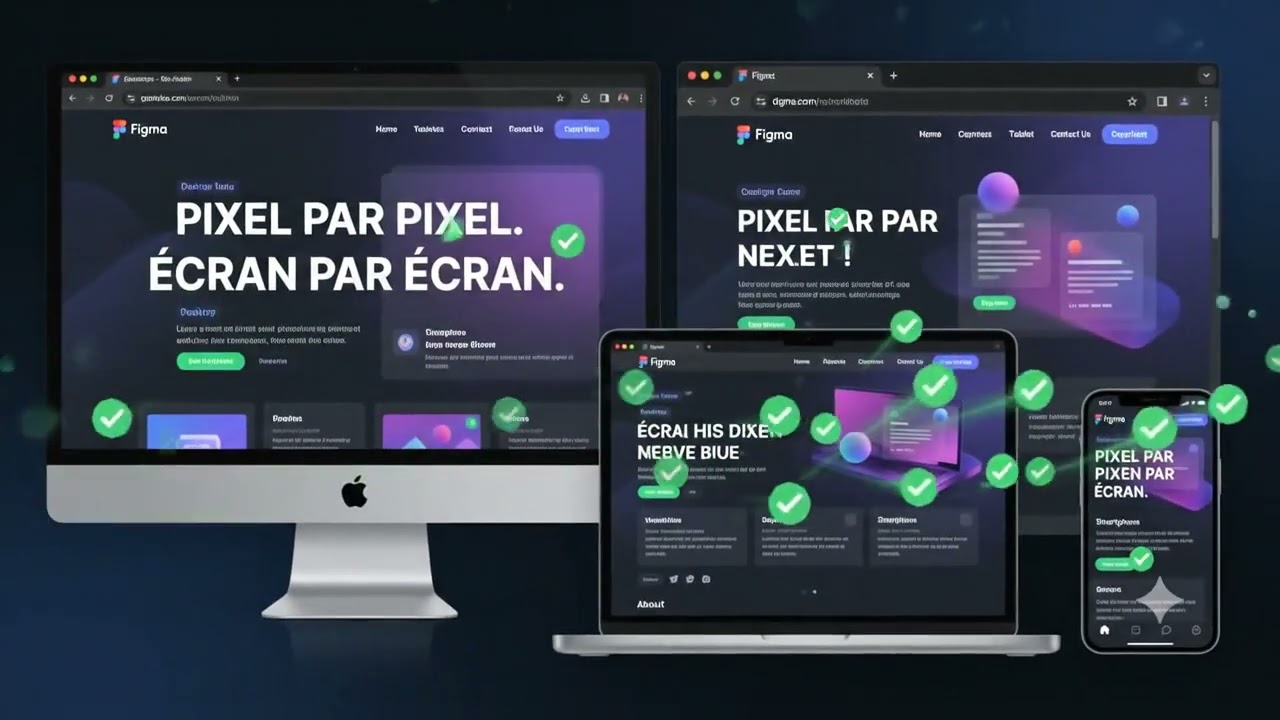 transformer votre maquette Figma en site React Next.js responsive