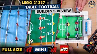 LEGO Ideas 21337 Table Football detailed building review & comparison
