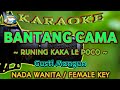 BANTANG CAMA || RUNING KAKA LE POCO || KARAOKE || NADA WANITA || Gusti Mangun