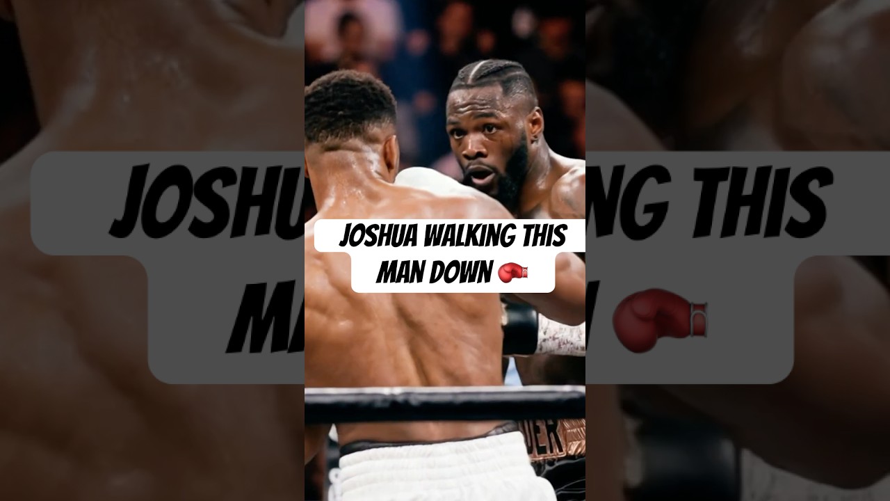 JOSHUA CAUGHT HIM 😬🥊