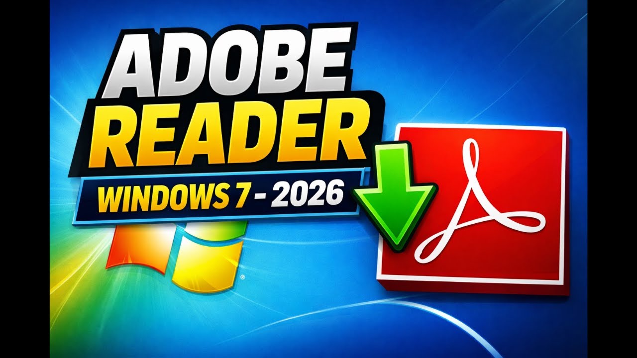 Adobe Acrobat Reader Download and Install on Windows 7 2026 - YouTube