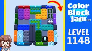 Color Block Jam Level 1148 Solution Walkthrough