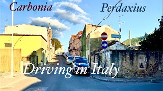 Driving in Italy *[Carbonia ➡️ Perdaxius]*