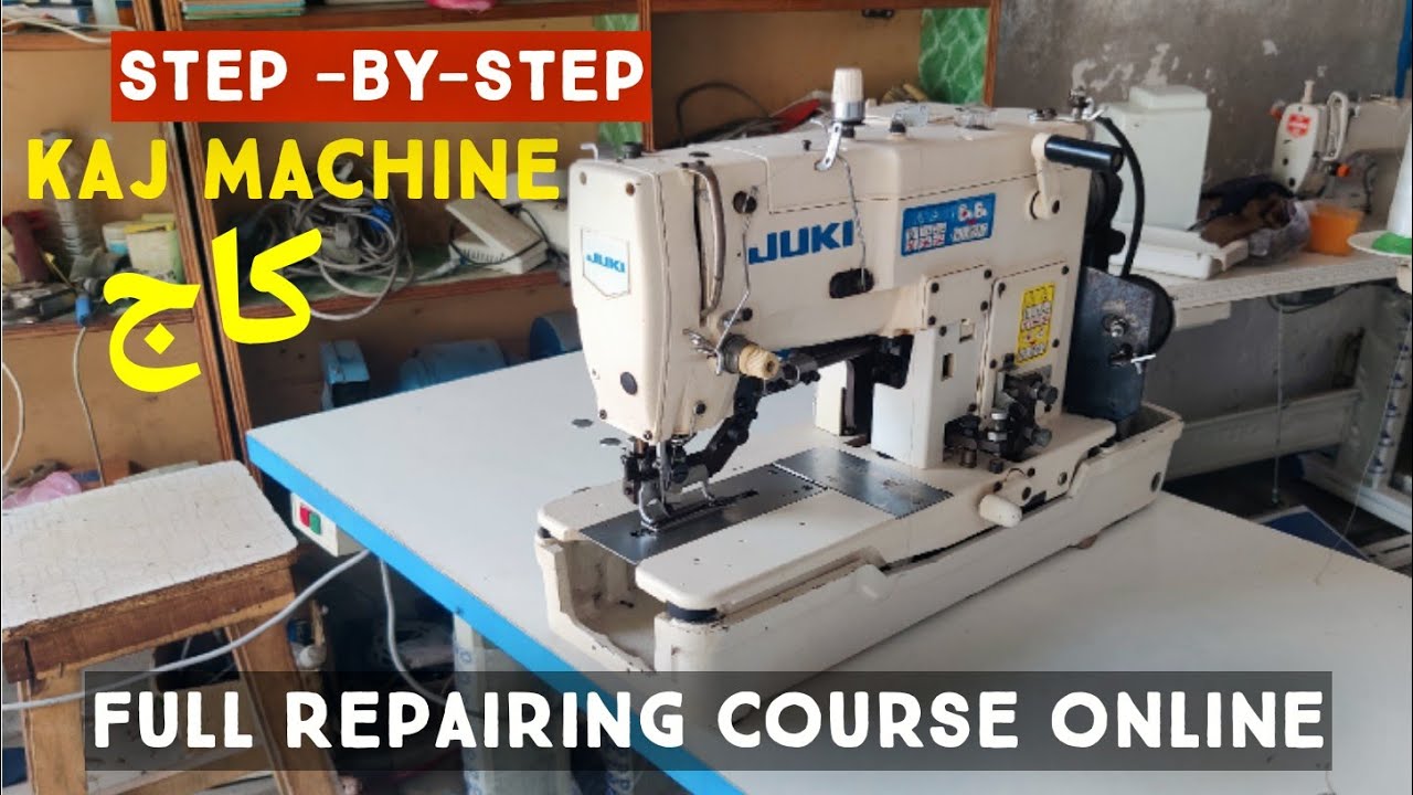 Juki Machine Course Juki KAJ machine Repairing Full Course ( step -by-step ) by Jukiworkers ...