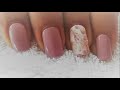 Pink marble nail art