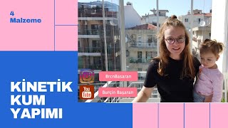 4Temel Malzeme Ile Kinetik Kum Ay Kumu Yapımı